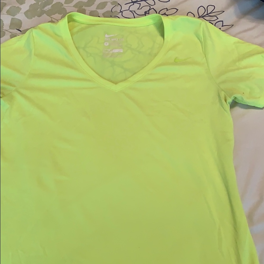 NIKE v-neck Dri-fit t-shirt .  Good condition!